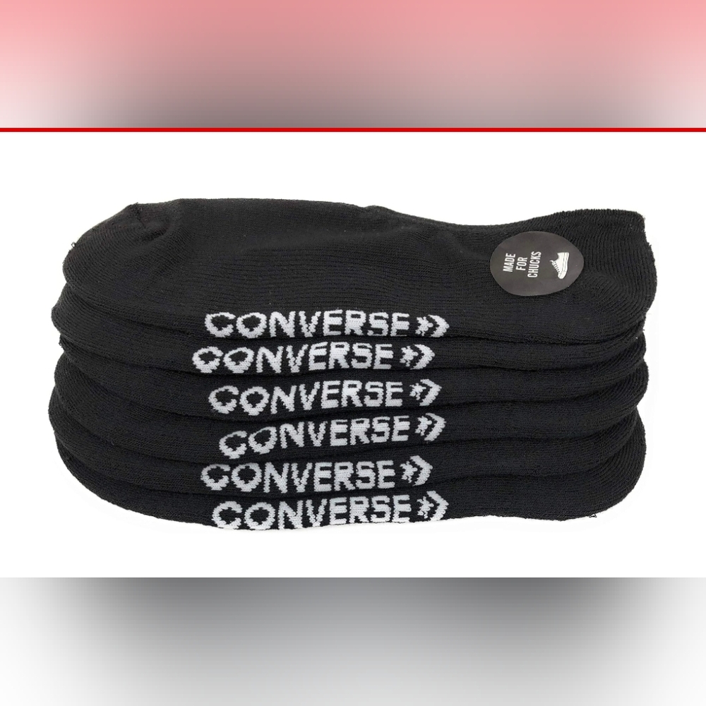 Converse Black and White Ankle Socks